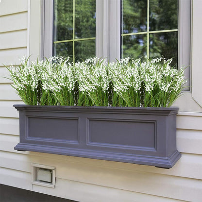 Artificial Plants 6PCS 27“ Fake Tall Onion Grass Faux Plant,Artificial Grass Greenery Shrubs Bushes for Garden Porch Window Box Shop Office Home Décor