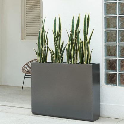 Artificial Plants 6PCS 27“ Fake Tall Onion Grass Faux Plant,Artificial Grass Greenery Shrubs Bushes for Garden Porch Window Box Shop Office Home Décor