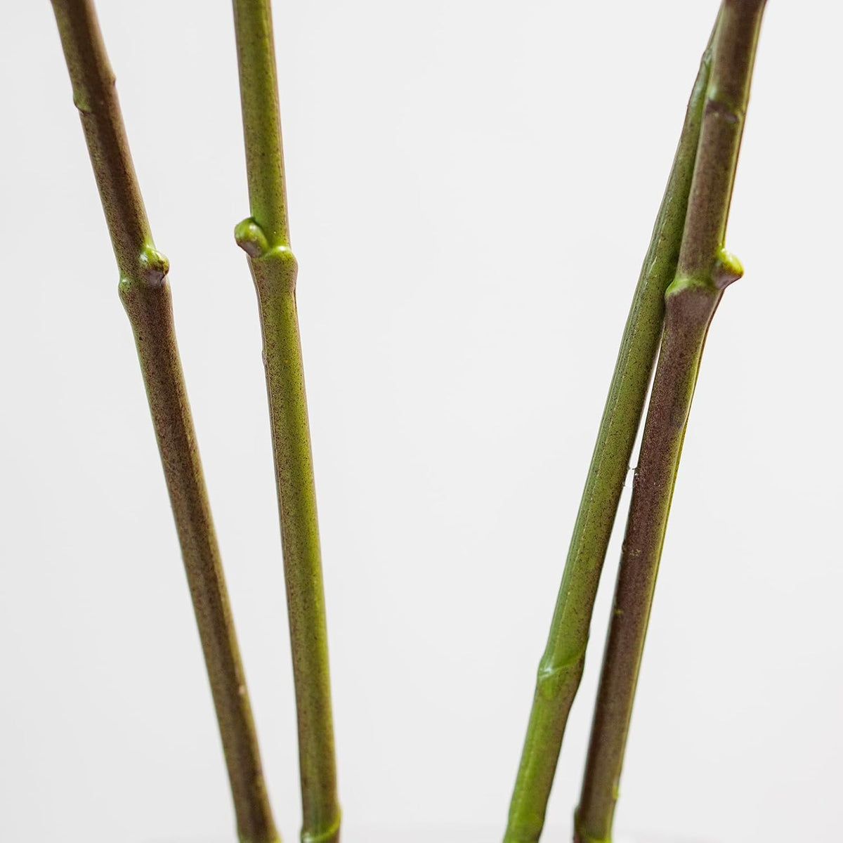 Artificial Orchid Plant, 35 Inch 4 Pcs Phalaenopsis Flowers with Leaves, Real Touch Orchid Stems for Home Decoration