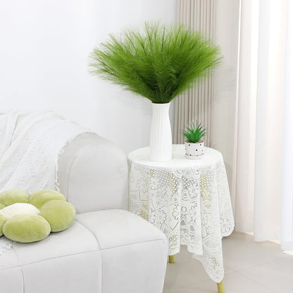 Pampas Grass Decor 30 Pcs 21.7 Inch Faux Brown Pampas Grass Bulk Artificial Dried Flowers Small Vase Filler Pompas Grass.