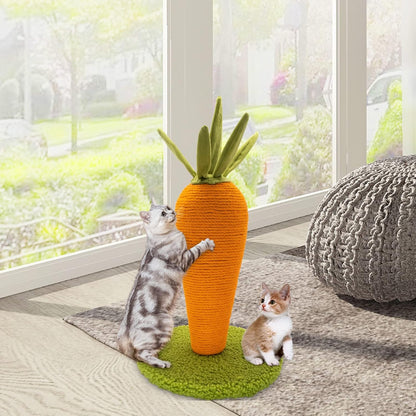 Cat Scratching Post, Cute Cactus Scratching Post, Nature Sisal Cat Scratcher for Indoor Cats and Kittens