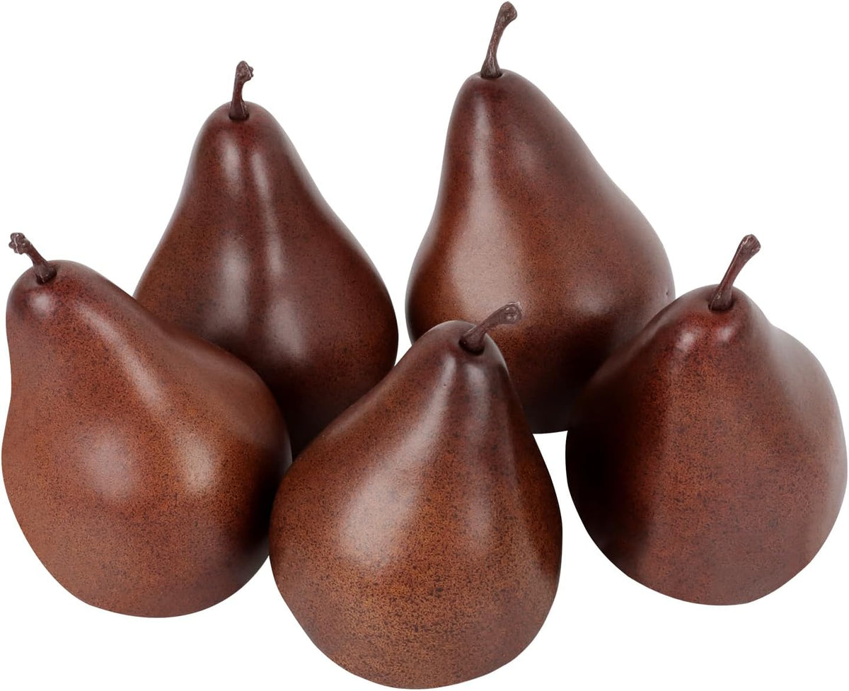 5Pcs Faux Pomegranate Fake Fruit Decor Realistic Artificial Pomegranate Simulation Fruits for Home Kitchen Party Restaurant Shop Display Photography Props