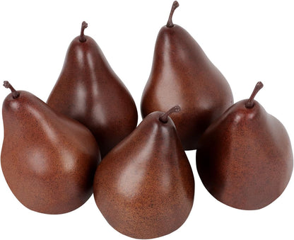 5Pcs Faux Pomegranate Fake Fruit Decor Realistic Artificial Pomegranate Simulation Fruits for Home Kitchen Party Restaurant Shop Display Photography Props
