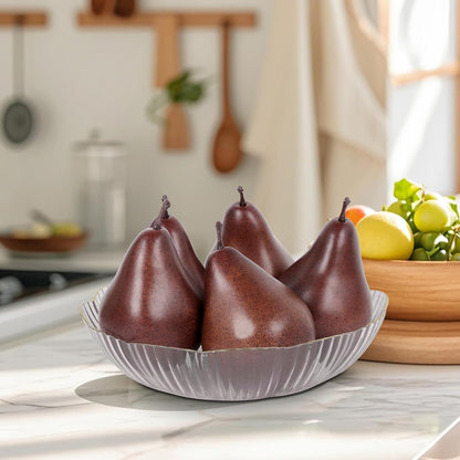 5Pcs Faux Pomegranate Fake Fruit Decor Realistic Artificial Pomegranate Simulation Fruits for Home Kitchen Party Restaurant Shop Display Photography Props