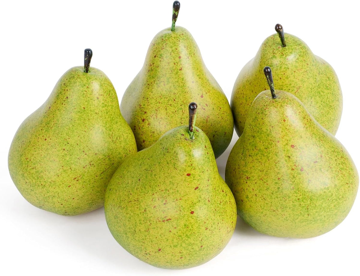 5Pcs Faux Pomegranate Fake Fruit Decor Realistic Artificial Pomegranate Simulation Fruits for Home Kitchen Party Restaurant Shop Display Photography Props