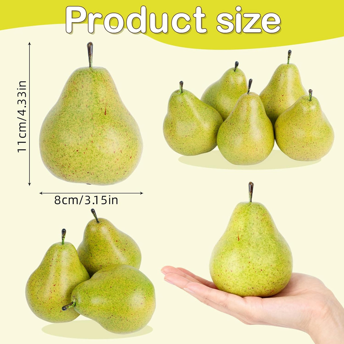 5Pcs Faux Pomegranate Fake Fruit Decor Realistic Artificial Pomegranate Simulation Fruits for Home Kitchen Party Restaurant Shop Display Photography Props