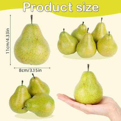 5Pcs Faux Pomegranate Fake Fruit Decor Realistic Artificial Pomegranate Simulation Fruits for Home Kitchen Party Restaurant Shop Display Photography Props