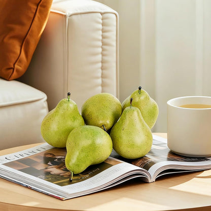 5Pcs Faux Pomegranate Fake Fruit Decor Realistic Artificial Pomegranate Simulation Fruits for Home Kitchen Party Restaurant Shop Display Photography Props