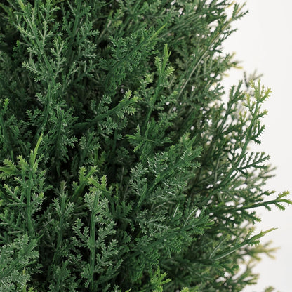 6FT Artificial Cedar Topiary Trees for Outdoors UV Resistant Set of 2