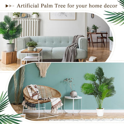 10 Pack Artificial Monstera Plants Outdoor, 29.5 Inch Large Faux Tropical Leaves UV Resistant Greenery Stems Bushes for Indoor Home Office Luau Wedding Party Decor