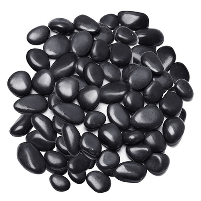 River Rocks, Decorative Ornamental Pebbles,Garden Landscaping Stones,Gravel Filler for Home Decoration Flower Bed Fish Tank Plants Vases Succulents