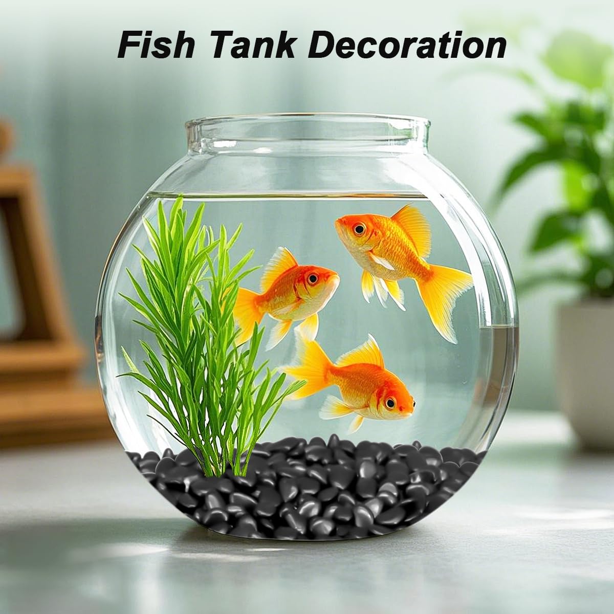 River Rocks, Decorative Ornamental Pebbles,Garden Landscaping Stones,Gravel Filler for Home Decoration Flower Bed Fish Tank Plants Vases Succulents