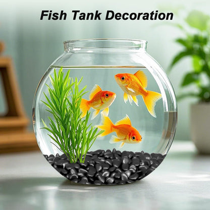 River Rocks, Decorative Ornamental Pebbles,Garden Landscaping Stones,Gravel Filler for Home Decoration Flower Bed Fish Tank Plants Vases Succulents