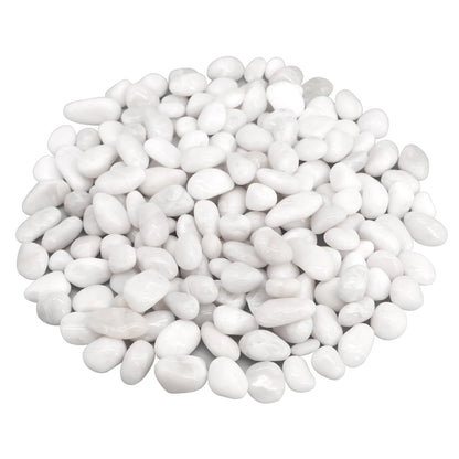River Rocks, Decorative Ornamental Pebbles,Garden Landscaping Stones,Gravel Filler for Home Decoration Flower Bed Fish Tank Plants Vases Succulents