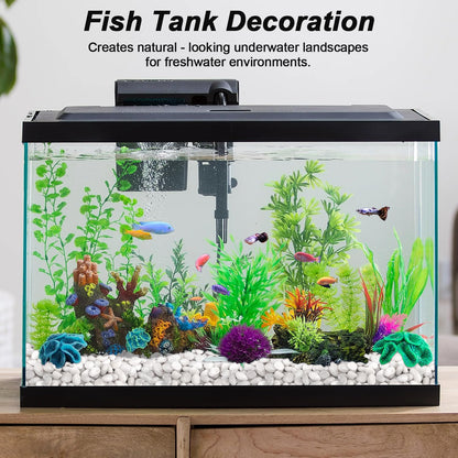 River Rocks, Decorative Ornamental Pebbles,Garden Landscaping Stones,Gravel Filler for Home Decoration Flower Bed Fish Tank Plants Vases Succulents