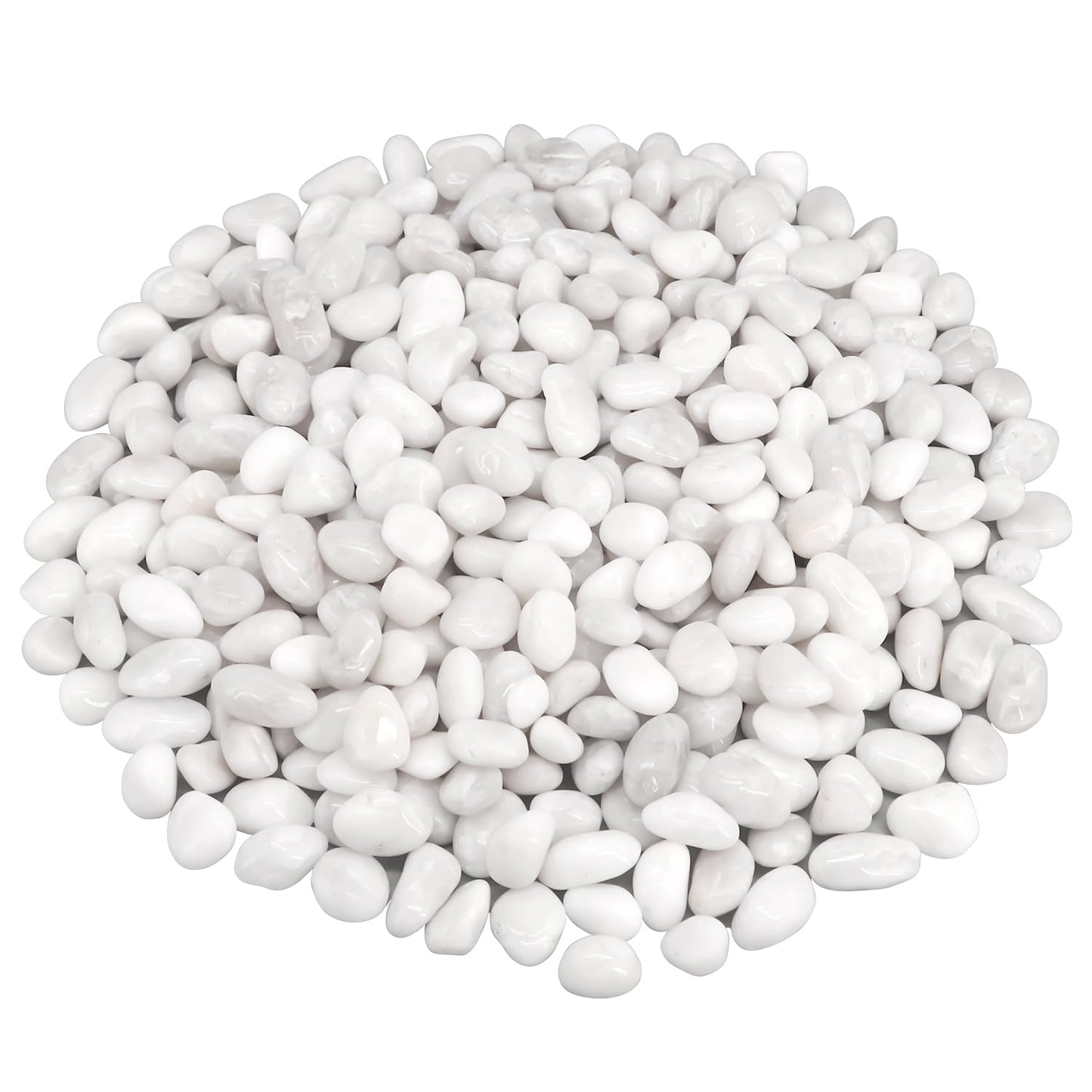 River Rocks, Decorative Ornamental Pebbles,Garden Landscaping Stones,Gravel Filler for Home Decoration Flower Bed Fish Tank Plants Vases Succulents
