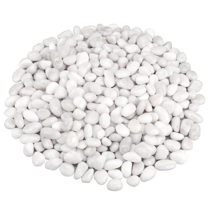 River Rocks, Decorative Ornamental Pebbles,Garden Landscaping Stones,Gravel Filler for Home Decoration Flower Bed Fish Tank Plants Vases Succulents