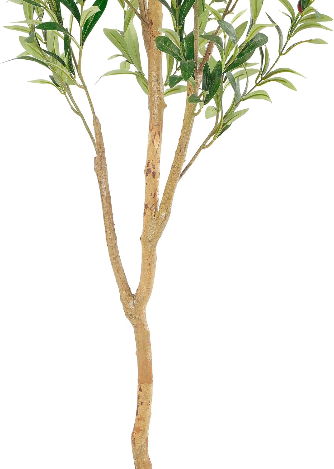 Faux Olive Tree with Natural Wood Trunk, 7ft, 1Pack