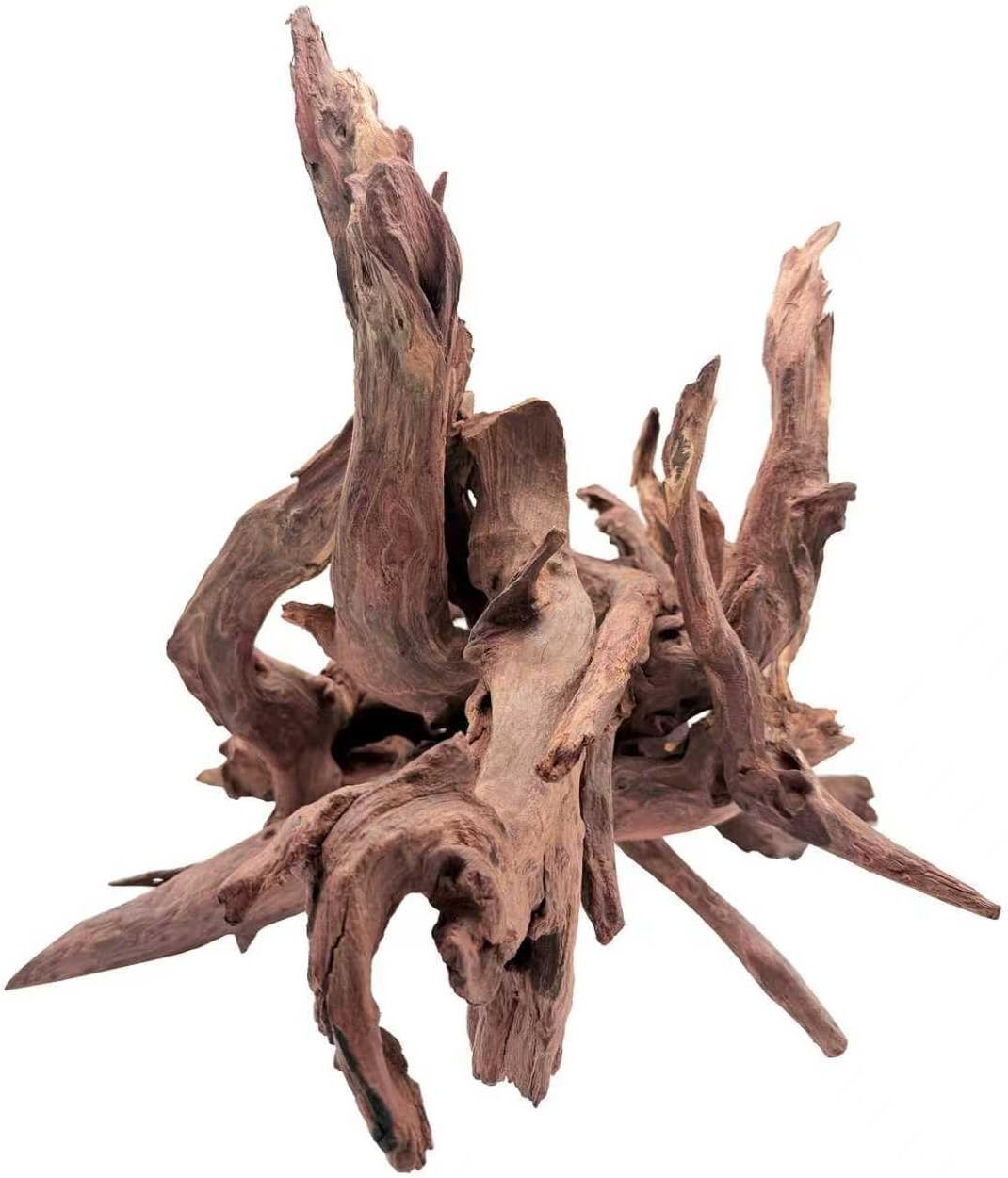 Natural Driftwood for Aquarium Decor – Unique Size Real Wood Branches for Fish Tank, Reptile Habitat, Terrarium, Hermit Crab, Shrimp Tank,Safe for Aquatic Pets (13-18 INCH, Mopani Driftwood)