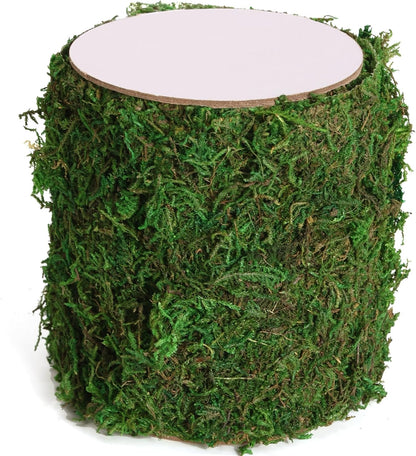 Moss Roll, Dried Moss for Crafts, Moss Table Runner for Fairy Gardens, Wedding Woodland Decor, Preserved Moss Mat for Table Decoration (12" W x 60" L)