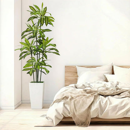 2 Pack 6 FT Artificial Dracaena Tree for Home Living Room Porch