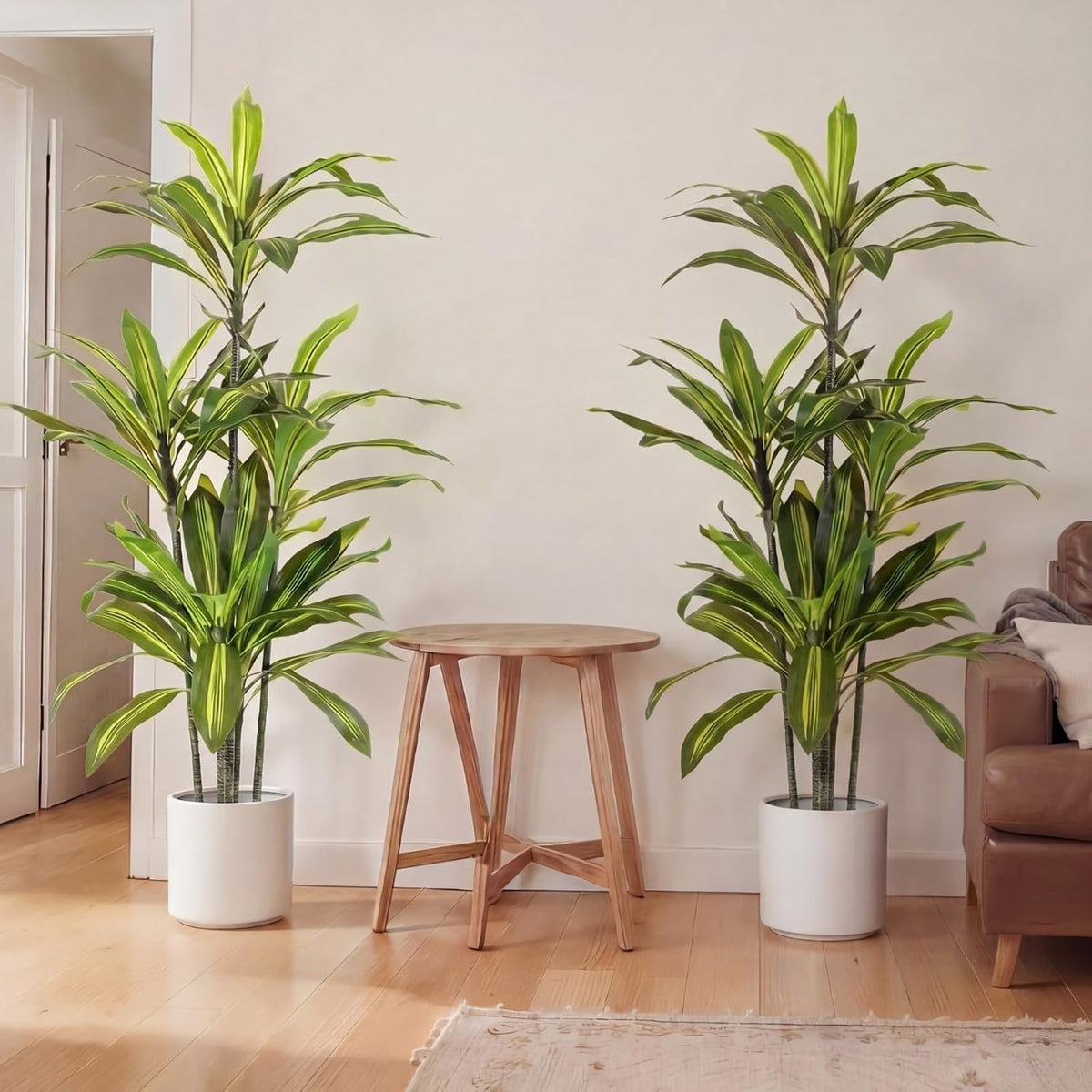 2 Pack 6 FT Artificial Dracaena Tree for Home Living Room Porch