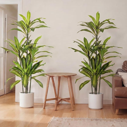 2 Pack 6 FT Artificial Dracaena Tree for Home Living Room Porch