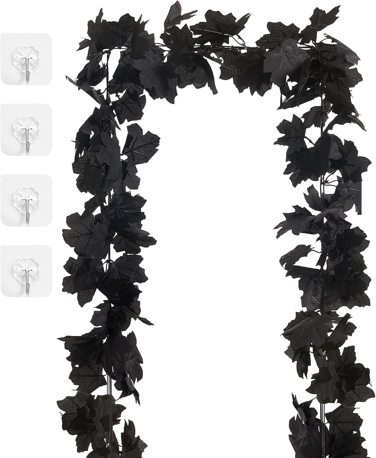 6PC 35.4FT Cherry Blossom Flowers Garland Vine for Decoration | Artificial Pink Flower Garland Silk Sakura Vines Hanging for Wedding Party Valentine Japanese Spring Home Decor