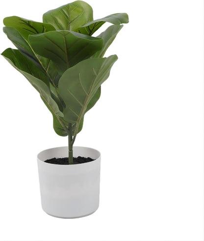 5ft Artificial Fiddle Leaf Fig Tree with Green Moss