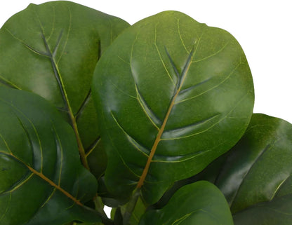 5ft Artificial Fiddle Leaf Fig Tree with Green Moss