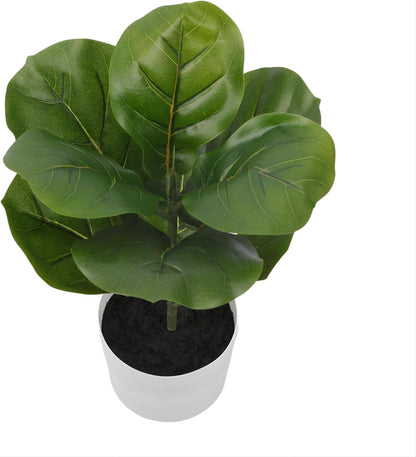 5ft Artificial Fiddle Leaf Fig Tree with Green Moss