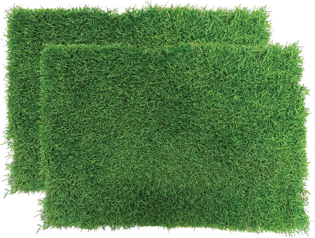 Gotta Go Grass for Small Animals – Natural Real Grass Bedding & Pet Resting Pad, Grass Potty Pad for Rabbits, Guinea Pigs, Hamsters, and Small Pets, Odor Absorbent Grass Mat (Refill Pack 16" x 24")