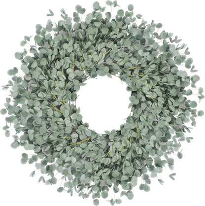 Yellow forsythia Door Wreath, 24 Inch Summer Wreaths for Front Door Outside, Hand Made Artificial Forsythia Flower Wreath for Front Door Window Wall Farmhouse Home Gift