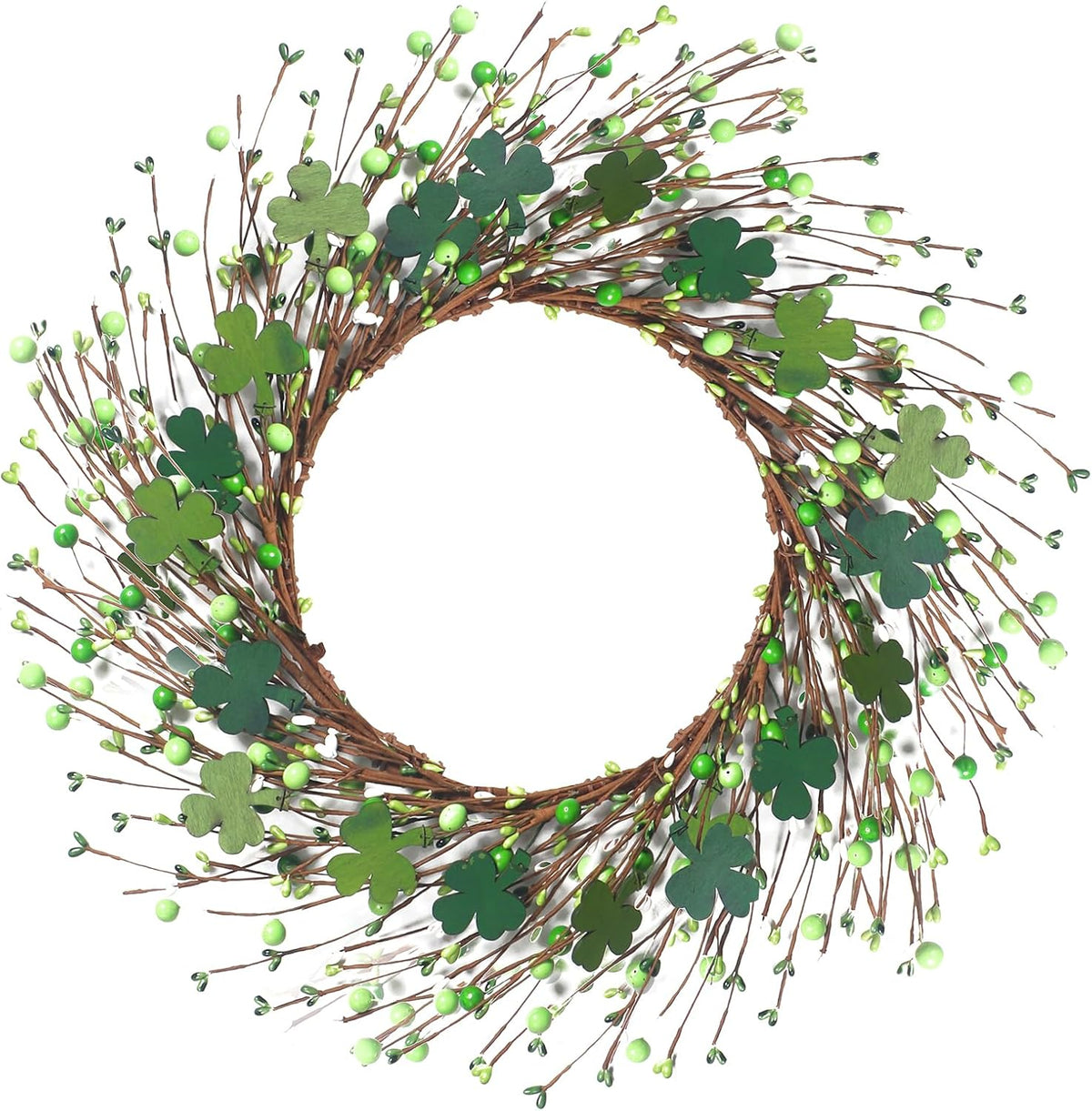 Yellow forsythia Door Wreath, 24 Inch Summer Wreaths for Front Door Outside, Hand Made Artificial Forsythia Flower Wreath for Front Door Window Wall Farmhouse Home Gift