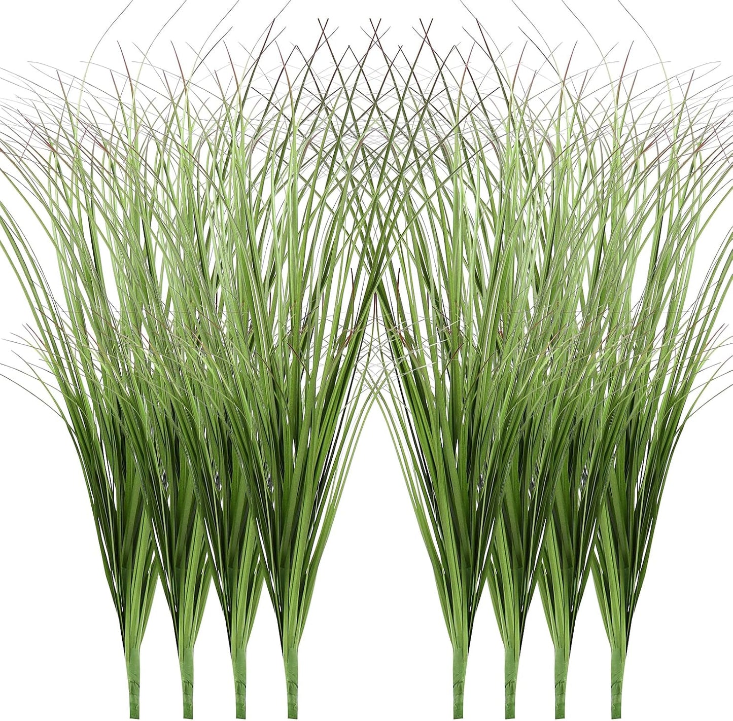 12pcs Artificial Grass Plants,19.68" Faux Shrubs Wheat Grass Greenery Stems Fake Plants for Indoor Outdoor Home Decoration