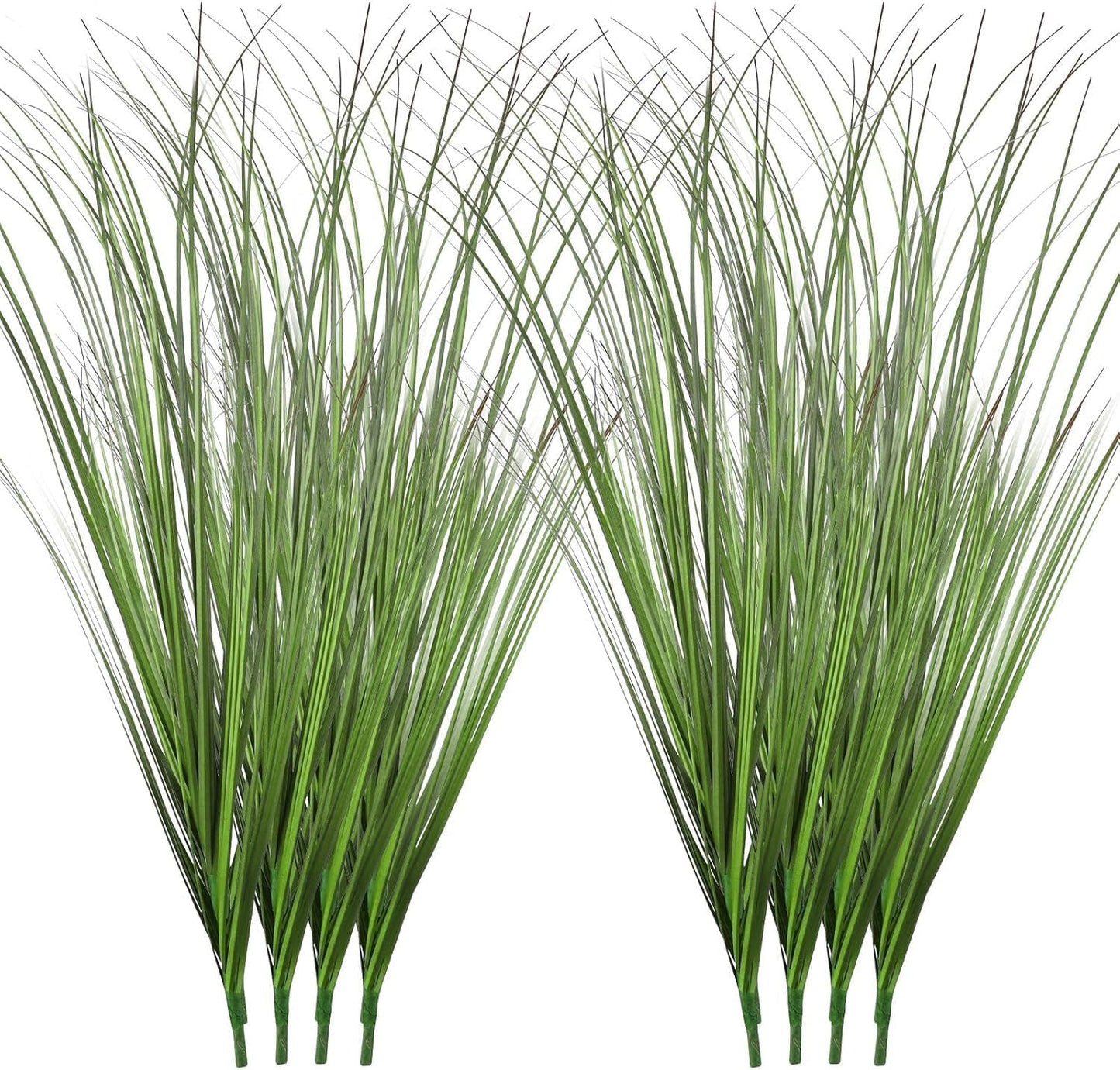 12pcs Artificial Grass Plants,19.68" Faux Shrubs Wheat Grass Greenery Stems Fake Plants for Indoor Outdoor Home Decoration
