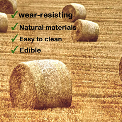 Rabbit Grass Mat,Natural Bunny Grass Mat Woven,Pet Bed Nest Mats Rabbits Chew Toys for Hamsters Parrot Rabbits Hedgehog Guinea Pig Chick and Other Small Animals Hay Mat Sleeping