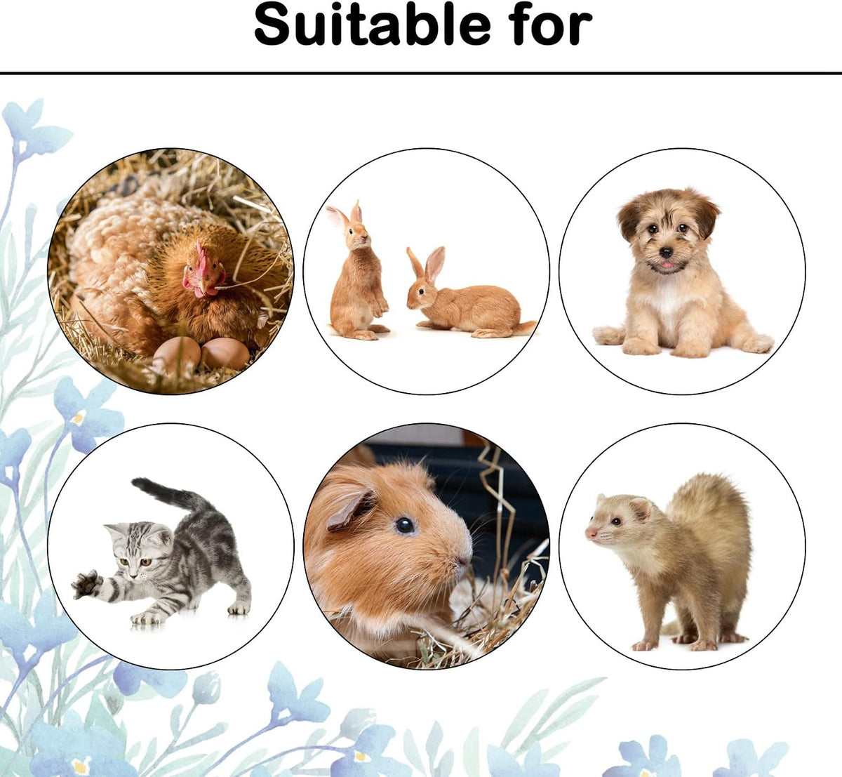Rabbit Grass Mat,Natural Bunny Grass Mat Woven,Pet Bed Nest Mats Rabbits Chew Toys for Hamsters Parrot Rabbits Hedgehog Guinea Pig Chick and Other Small Animals Hay Mat Sleeping