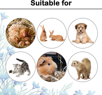 Rabbit Grass Mat,Natural Bunny Grass Mat Woven,Pet Bed Nest Mats Rabbits Chew Toys for Hamsters Parrot Rabbits Hedgehog Guinea Pig Chick and Other Small Animals Hay Mat Sleeping