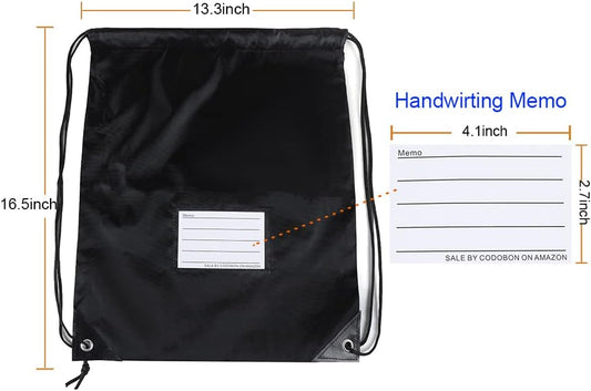 20 Pcs Drawstring Bags,Bulk Draw String Backpack, Cinch Bag Sackpack for Travel Gym Sport, Yellow