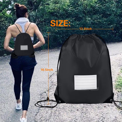 20 Pcs Drawstring Bags,Bulk Draw String Backpack, Cinch Bag Sackpack for Travel Gym Sport, Yellow