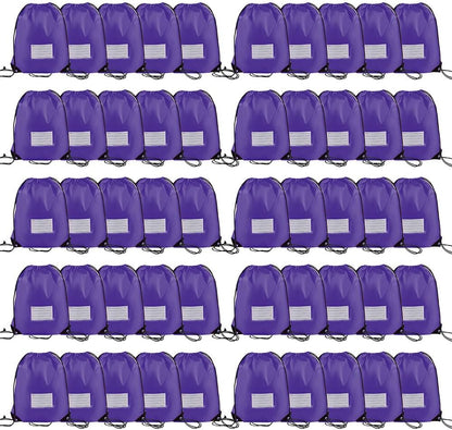 20 Pcs Drawstring Bags,Bulk Draw String Backpack, Cinch Bag Sackpack for Travel Gym Sport, Yellow