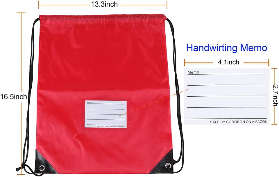 20 Pcs Drawstring Bags,Bulk Draw String Backpack, Cinch Bag Sackpack for Travel Gym Sport, Yellow