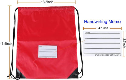 20 Pcs Drawstring Bags,Bulk Draw String Backpack, Cinch Bag Sackpack for Travel Gym Sport, Yellow