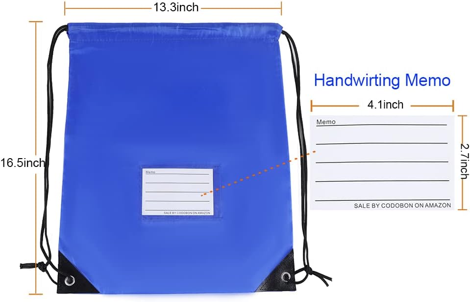 20 Pcs Drawstring Bags,Bulk Draw String Backpack, Cinch Bag Sackpack for Travel Gym Sport, Yellow