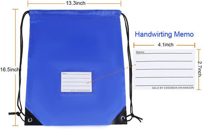 20 Pcs Drawstring Bags,Bulk Draw String Backpack, Cinch Bag Sackpack for Travel Gym Sport, Yellow