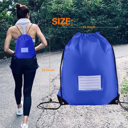 20 Pcs Drawstring Bags,Bulk Draw String Backpack, Cinch Bag Sackpack for Travel Gym Sport, Yellow
