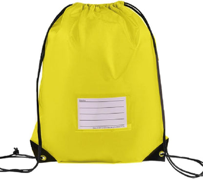 20 Pcs Drawstring Bags,Bulk Draw String Backpack, Cinch Bag Sackpack for Travel Gym Sport, Yellow