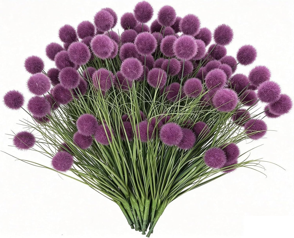 Artificial Grass Plants, 17In UV Resistant Lavender Flowers Outdoors