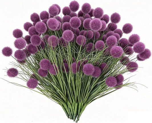 Artificial Grass Plants, 17In UV Resistant Lavender Flowers Outdoors